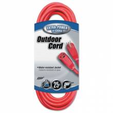 Southwire 02407 25' 14/3 Sjtw-A Red Extcord 125V