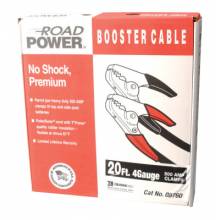Southwire 08765 12' 500 Amp 4 Gauge Black Booster Cables W/ H (1 EA)
