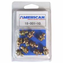 American Lube 18-001-10 10 Piece 18-001 Grease Fitting Display Pack