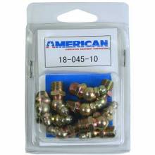 American Lube 18-045-10 10 Piece 18-045 Grease Fitting Display Pack