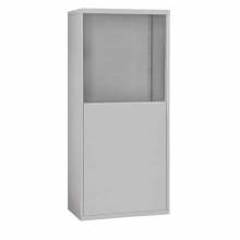 Mailboxes 19955ALM Salsbury Free-Standing Enclosure for #19158-25 - Recessed Mounted Cell Phone Lockers - Aluminum