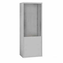 Mailboxes 19974ALM Salsbury Free-Standing Enclosure for #19178-24 and #19178-28 - Recessed Mounted Cell Phone Lockers - Aluminum