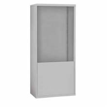 Mailboxes 19975ALM Salsbury Free-Standing Enclosure for #19178-35 - Recessed Mounted Cell Phone Lockers - Aluminum