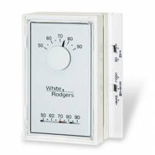 White Rodgers 1E56N-444 Single Stage Mechanical Thermostat, Vertical, Mercury Free (1H/1C)