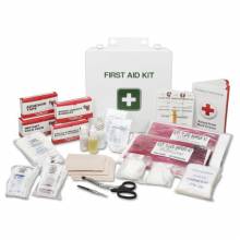 AbilityOne 6545006561093 LC Industries Approved Manufacturer General First Aid Kit - 10 x Individual(s) - 9" x 9.5" x 2.8" - Metal Case