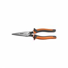Klein Tools 2038EINS Long Nose Side Cutter Pliers, 8-In Slim Insulated