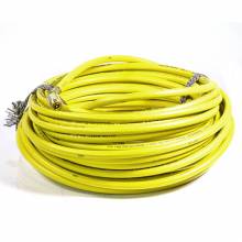 Yellow Jacket 21200 100", yellow, HAV standard fitting, PLUS II 1/4" charging hose