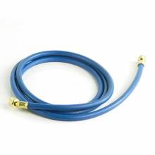 Yellow Jacket 21296 96", blue, HAV standard fitting, PLUS II 1/4" charging hose