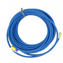 Yellow Jacket 21350 50", blue, HAV standard fitting, PLUS II 1/4" charging hose