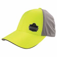 Ergodyne 23240 GloWear 8931 Hi-Vis Reflective Stretch-Fit Hat S/M (Hi-Vis Lime - Ergodyne Logo)
