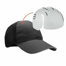 Ergodyne 23402 Skullerz 8946 Standard Baseball Cap and Bump Cap Insert Hatw/Insert (Black)