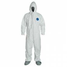 DUPONT 251-TY122S-3XL TYVEK COVERALL ZIP FT HDELASTIC WRIST & ANKLES(25 EA/1 CA)