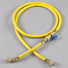 Yellow Jacket 25199 100", Yellow, PLUS II 1/4" hose with FlexFlow valve