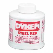 DYKEM 253-80396 STEEL RED LAYOUT FLUID 4OZ. BIC(12 BTL/1 CS)