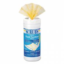 Scrubs 92956 Scrubs Lemon Hand Sanitizer Wipe Ea/50 Sheets (6 EA)