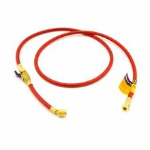 Yellow Jacket 25672 72", Red, PLUS II 1/4" hose with FlexFlow valve