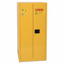 Eagle Mfg 6010 60-Gal.Yellow Safety Storage Cabinet 2-Door Self