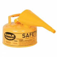Eagle Mfg UI-10-FSY Safety Can Type 1 W/Fun1 Gal Yellow