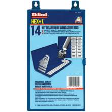 Eklind Tool 10614 14-Pc Metric Hex Key Setw/Metal Cas