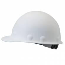 Fibre-Metal P2ARW01A000 P2A Hard Hat  White  Ratchet