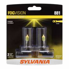 Sylvania Automotive 30556 Sylvania 881 Fogvision Fog Bulb, 2 Pack