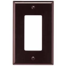 Cooper Wiring Devices PJ26B Wallplate 1G Decorator Poly Mid Br (20 EA)