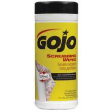 Gojo 6383-06 Gojo Scrubbing Wipes 25Count Canister (6 EA)