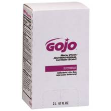 Gojo 7220-04 2000Ml Rich Pink Antibacterial Lotion Soap (1 EA)