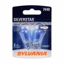Sylvania Automotive 32840 Sylvania 7440 Silverstar Mini Bulb, 2 Pack