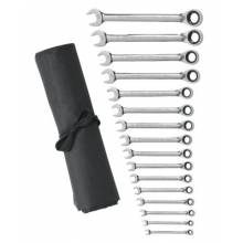 Gearwrench 9602RN 16Pc Reversible Comb Ratmetric Roll Non Capstop