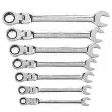 Gearwrench 9700 7Pc Flex Combination Ratcheting Wr Set Sae