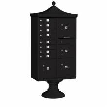 Mailboxes 3306R Salsbury Regency Decorative Cluster Box Unit with 8 Doors and 4 Parcel Lockers in Sandstone with USPS Access - Type VI