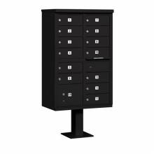 Mailboxes 3313 Salsbury Cluster Box Unit with 13 Doors and 1 Parcel Locker in with USPS Access  Type IV