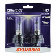 Sylvania Automotive 33464 Sylvania H13 Xtravision Halogen Headlight Bulb, 2 Pack
