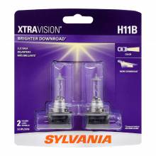 Sylvania Automotive 33469 Sylvania H11B Xtravision Halogen Headlight Bulb, 2 Pack