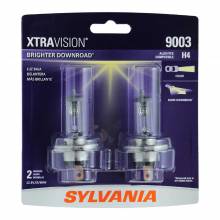 Sylvania Automotive 33472 Sylvania 9003 Xtravision Halogen Headlight Bulb, 2 Pack