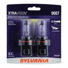 Sylvania Automotive 33474 Sylvania 9007 Xtravision Halogen Headlight Bulb, 2 Pack