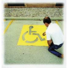 C.H. Hanson 12438 43" High Handicapped Symbol Parking Lot