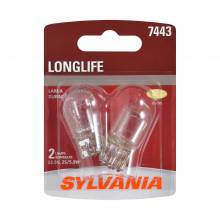Sylvania Automotive 34536 Sylvania 7443 Long Life Mini Bulb, 2 Pack
