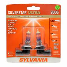 Sylvania Automotive 35616 Sylvania 9006 Silverstar Ultra Halogen Headlight Bulb, 2 Pack