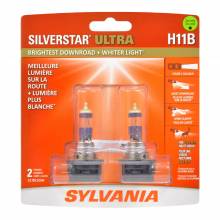 Sylvania Automotive 35630 Sylvania H11B Silverstar Ultra Halogen Headlight Bulb, 2 Pack