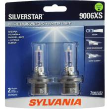 SYLVANIA 9006XS SilverStar High Performance Halogen Headlight Bulb, (Pack of 2)