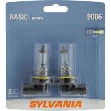 Sylvania Automotive 35984 Sylvania 9006 Basic Halogen Headlight Bulb, 2 Pack