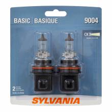 Sylvania Automotive 35991 Sylvania 9004 Basic Halogen Headlight Bulb, 2 Pack