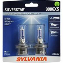Sylvania Automotive 36206 Sylvania 9006Xs Silverstar Halogen Headlight Bulb, 2 Pack