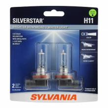 Sylvania Automotive 36360 Sylvania H11 Silverstar Halogen Headlight Bulb, 2 Pack