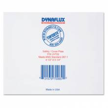 Dynaflux UVT02 4 1/2 X 5 1/4 Tufcote Hard Coated Safety Lens