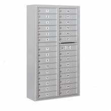Mailboxes 3816D-29 Salsbury Maximum Height Surface Mounted 4C Horizontal Mailbox with 29 Doors with Private Access