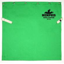 MCR Safety 39120 F/R Green Cotton Welding Bib 20" LONG (1EA)