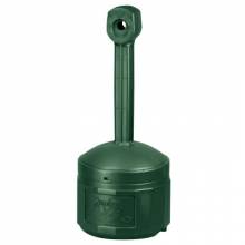 Justrite 26800G Smokers Cease-Fire Receptacle Forrest Green